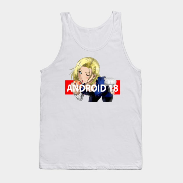 ANDROID 18 - BEST Tank Top by artdrawingshop